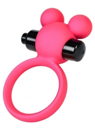 Розовое виброкольцо на пенис A-Toys - A-toys - в Омске купить с доставкой