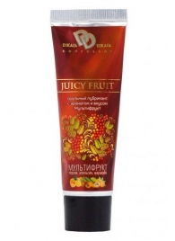 Интимный съедобный лубрикант JUICY FRUIT с ароматом фруктов - 30 мл. - БиоМед - купить с доставкой в Омске