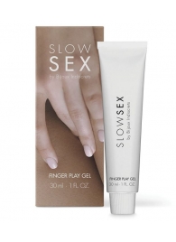 Гель для мастурбации с ароматом кокоса Slow Sex Finger Play Gel - 30 мл. - Bijoux Indiscrets - купить с доставкой в Омске