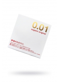 Супертонкий презерватив Sagami Original 0.01 - 1 шт. - Sagami - купить с доставкой в Омске