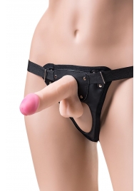 Телесный страпон на трусиках Realstick Hunter - 14,5 см. - ToyFa - купить с доставкой в Омске