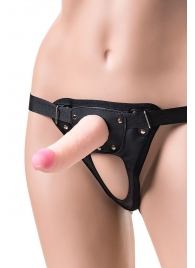 Телесный страпон на трусиках Realstick Jax - 17,9 см. - ToyFa - купить с доставкой в Омске