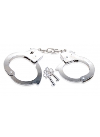 Металлические наручники Beginner s Metal Cuffs - Pipedream - купить с доставкой в Омске