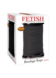 Черная веревка для связывания Bondage Rope - 60,9 м. - Pipedream - купить с доставкой в Омске