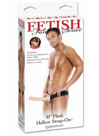 Мужской полый страпон 10  Hollow Strap-On - 24 см. - Pipedream - купить с доставкой в Омске