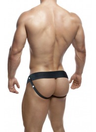 Черный мужской страпон DR. SKIN 6INCH HOLLOW STRAP ON - 16 см. - Blush Novelties - купить с доставкой в Омске