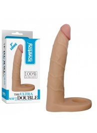 Телесная насадка-фаллоимитатор для двойного проникновения - 17 см. - Lovetoy - купить с доставкой в Омске