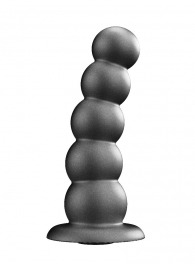 Черная насадка-плаг на харнесс PLATINUM 9 - 24 см. - LOVETOY (А-Полимер) - купить с доставкой в Омске