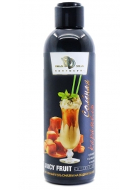 Интимный гель-смазка JUICY FRUIT с ароматом солёной карамели - 200 мл. - БиоМед - купить с доставкой в Омске