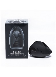 Черный инновационный мужской вибратор PULSE SOLO ESSENTIAL - Hot Octopuss - в Омске купить с доставкой