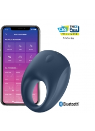 Эрекционное кольцо Satisfyer Strong One с возможностью управления через приложение - Satisfyer - в Омске купить с доставкой