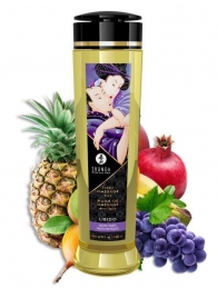 Массажное масло Libido Exotic Fruits с ароматом экзотических фруктов - 240 мл. - Shunga - купить с доставкой в Омске