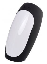 Черно-белый перезаряжаемый мастурбатор Erotist Hailstorm - Erotist Adult Toys - в Омске купить с доставкой