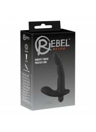 Черный вибромассажер простаты Naughty Finger Prostate Vibe - 13,8 см. - Orion - в Омске купить с доставкой