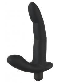 Черный вибромассажер простаты Naughty Finger Prostate Vibe - 13,8 см. - Orion - в Омске купить с доставкой