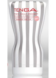 Мастурбатор TENGA Squeeze Tube Cup Soft - Tenga - в Омске купить с доставкой