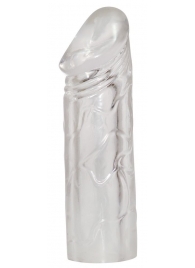 Удлиняющая насадка на пенис Mega Dick Sleeve Transparent - Orion - в Омске купить с доставкой