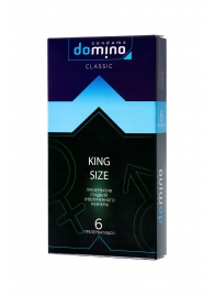 Презервативы увеличенного размера DOMINO Classic King size - 6 шт. - Domino - купить с доставкой в Омске