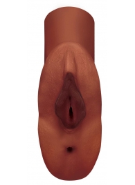 Коричневый мастурбатор Perfect Pussy Double Stroker - Pipedream - в Омске купить с доставкой