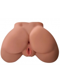 Кофейный мастурбатор-полуторс Perfect Ass Masturbator - Pipedream - в Омске купить с доставкой