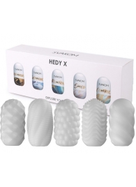 Набор из 5 мастурбаторов Hedy X5 Mixed - Svakom - в Омске купить с доставкой