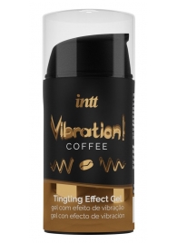 Жидкий интимный гель с эффектом вибрации Vibration! Coffee - 15 мл. - INTT - купить с доставкой в Омске