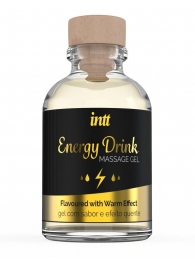 Массажный гель с согревающим эффектом Energy Drink - 30 мл. - INTT - купить с доставкой в Омске