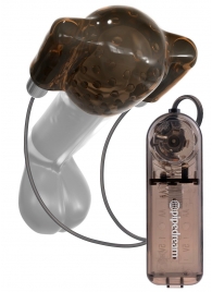 Дымчатый вибростимулятор головки пениса Dual Vibrating Head Teaser - Pipedream - в Омске купить с доставкой