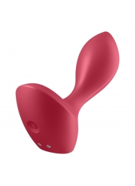 Красный вибромассажёр простаты Satisfyer Backdoor Lover - 14 см. - Satisfyer - в Омске купить с доставкой