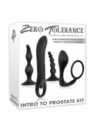 Набор стимуляторов простаты Intro To Prostate Kit - Zero Tolerance - в Омске купить с доставкой