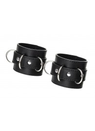 Черные наручники Anonymo на сцепке - ToyFa - купить с доставкой в Омске