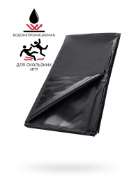 Черная простыня для секса из ПВХ - 220 х 200 см. - ToyFa - купить с доставкой в Омске