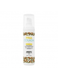 Разогревающее массажное масло с ароматом пина колада Gourmet Pina Colada - 50 мл. - Exsens - купить с доставкой в Омске