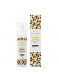 Разогревающее массажное масло с ароматом пина колада Gourmet Pina Colada - 50 мл. - Exsens - купить с доставкой в Омске