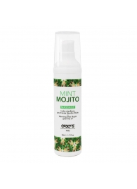 Разогревающее массажное масло с ароматом мохито Gourmet Mint Mojito - 50 мл. - Exsens - купить с доставкой в Омске