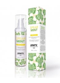 Разогревающее массажное масло Gourmet Spearmint Organic с органическими ингредиентами - 50 мл. - Exsens - купить с доставкой в Омске