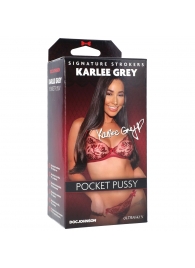 Мастурбатор-вагина Karlee Grey ULTRASKYN Pocket Pussy - Doc Johnson - в Омске купить с доставкой