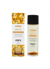 Органическое массажное масло AMBER JOJOBA - 100 мл. - Exsens - купить с доставкой в Омске