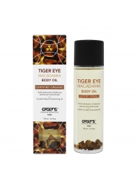 Органическое массажное масло TIGER EYE MACADAMIA - 100 мл. - Exsens - купить с доставкой в Омске
