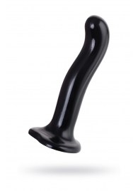 Черный стимулятор для пар P G-Spot Dildo Size M - 18 см. - Strap-on-me - в Омске купить с доставкой
