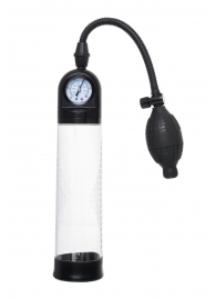 Прозрачная механическая помпа Roald с манометром - Sexus - в Омске купить с доставкой