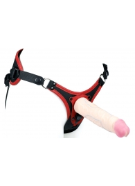Пояс унисекс UNISEX Style с 2 насадками - LOVETOY (А-Полимер) - купить с доставкой в Омске