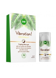 Возбуждающий гель с ароматом кокоса Vibration Coconut - 15 мл. - INTT - купить с доставкой в Омске