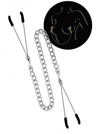 Регулируемые зажимы для сосков Sweet Caress Nipple Chain - Sweet Caress - купить с доставкой в Омске