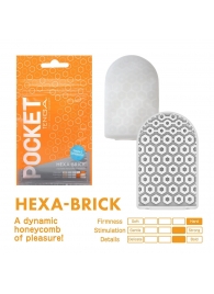 Карманный мастурбатор HEXA-BRICK - Tenga - в Омске купить с доставкой