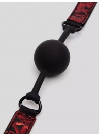 Кляп-шар на двусторонних ремешках Reversible Silicone Ball Gag - Fifty Shades of Grey - купить с доставкой в Омске