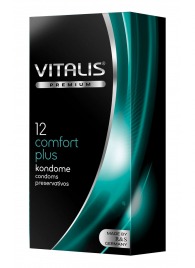 Контурные презервативы VITALIS PREMIUM comfort plus - 12 шт. - Vitalis - купить с доставкой в Омске