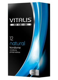 Классические презервативы VITALIS PREMIUM natural - 12 шт. - Vitalis - купить с доставкой в Омске