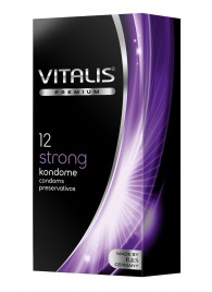 Презервативы с утолщённой стенкой VITALIS PREMIUM strong - 12 шт. - Vitalis - купить с доставкой в Омске