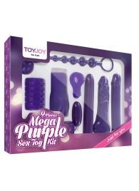 Эротический набор Toy Joy Mega Purple - Toy Joy - купить с доставкой в Омске